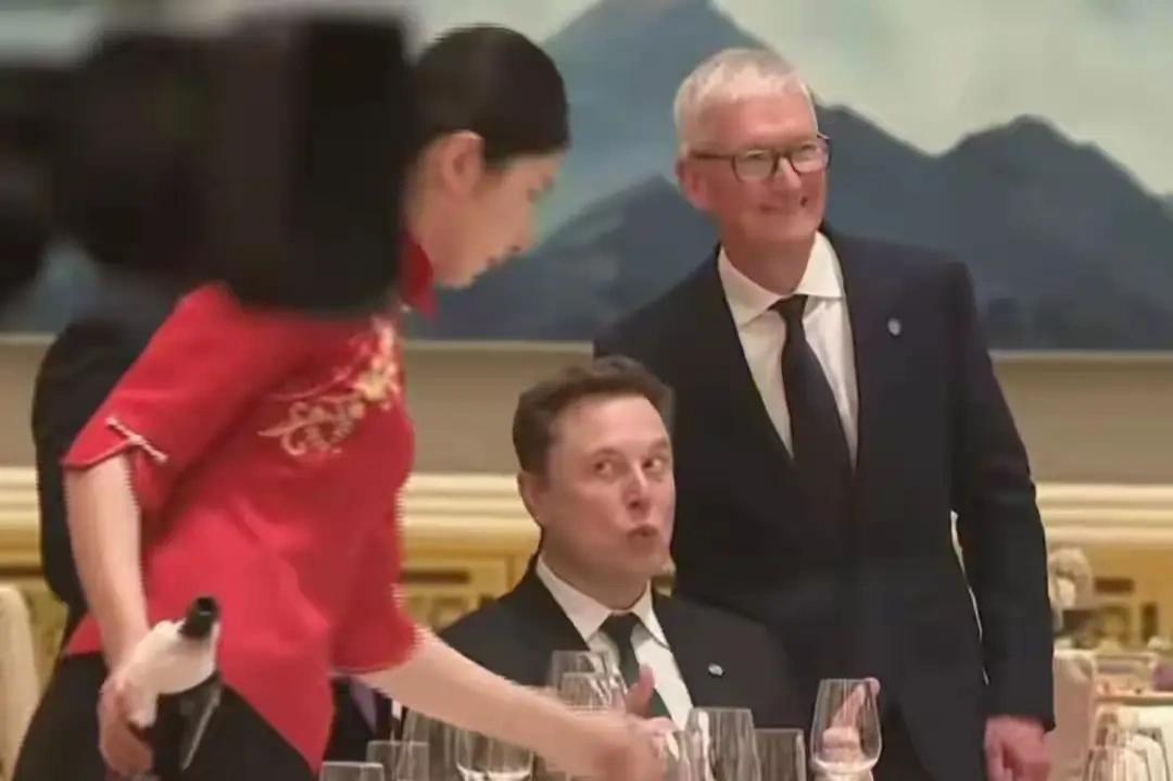 老马一样儿都没耽误！
合影留念。
品尝美食。
拿眼瞟人。