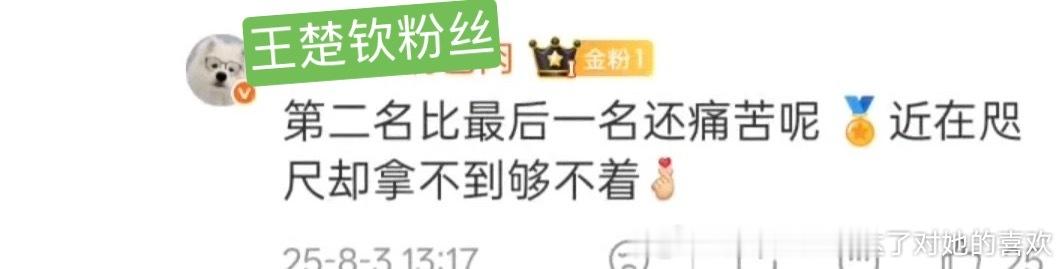 诚心诚意给王楚钦接他粉丝要的排名👏👏👏，给他接最后一名 