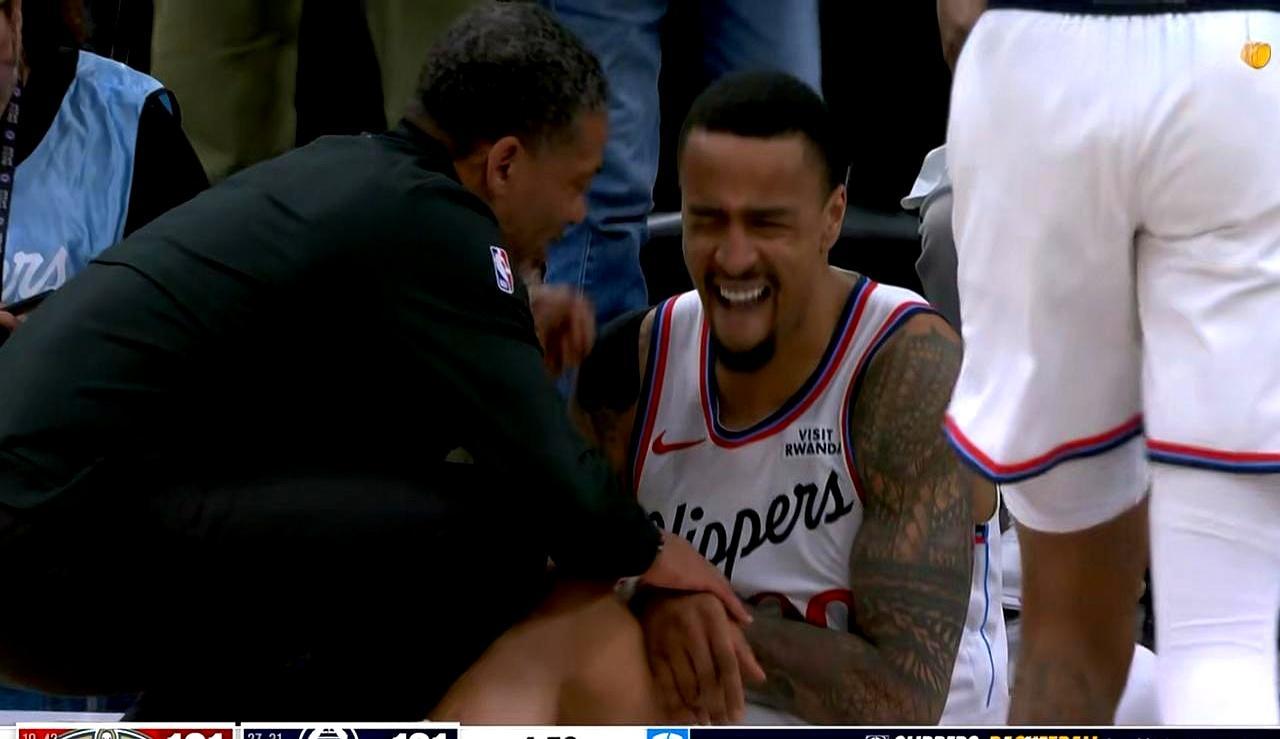 赢了20分快船更衣室却死一样寂静。第四节还剩5分钟，约翰科林斯突然捂着右臂砸向地