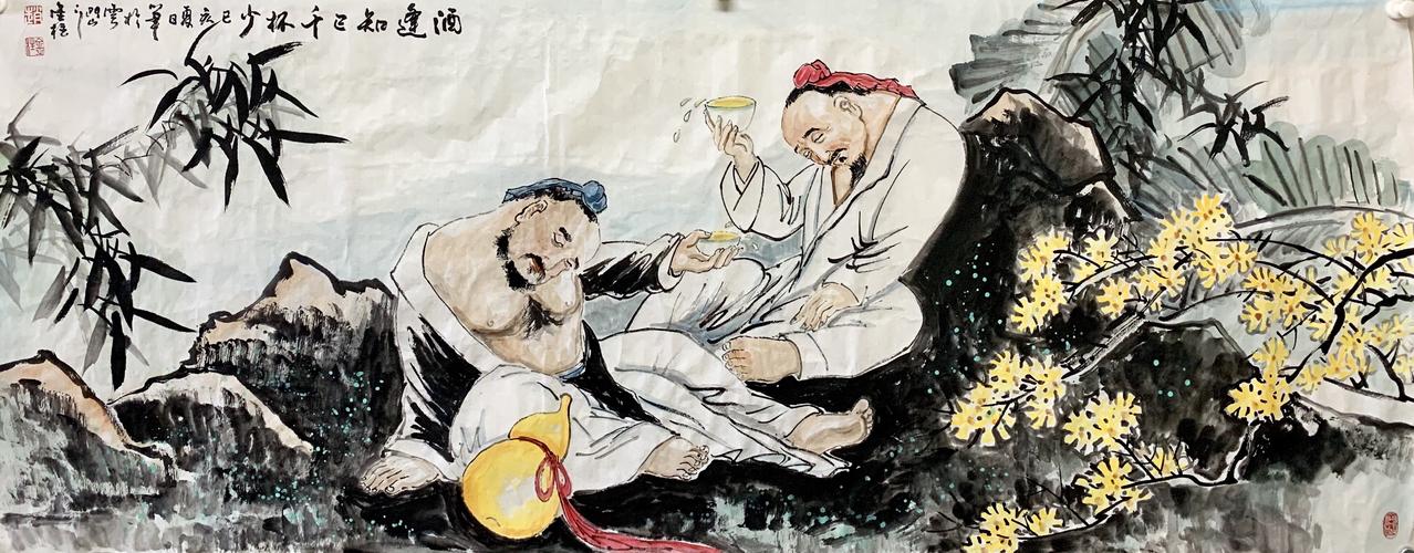 赵金柱的画作，如诗如歌，跃然纸上。每一笔，每一墨，都饱含深情，流淌着中国文化的血