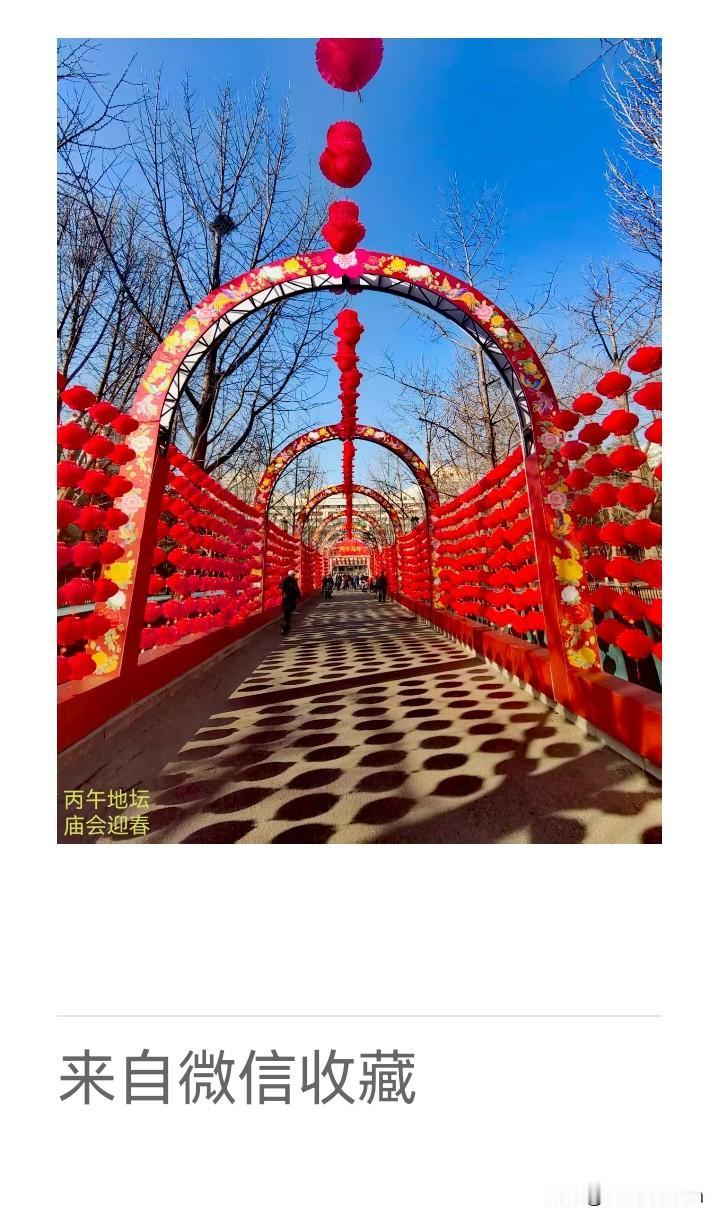 《老乐美拍·地坛庙会》

晓日悬红灯，
晨烟映万星。
曲廊连紫陌
瑞气映苍松。