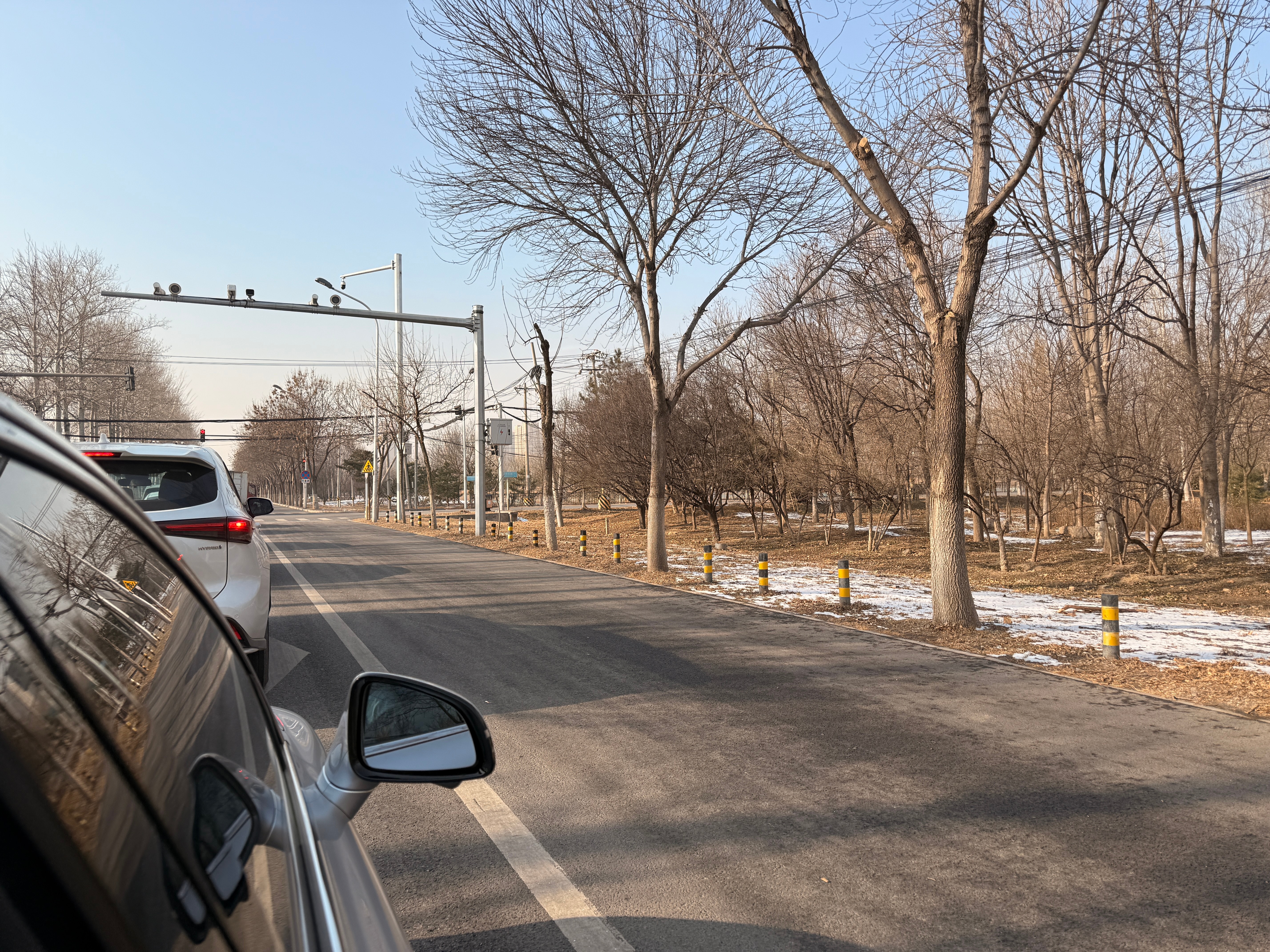 在北京很少看到这么好的天之前每次来都是阴天