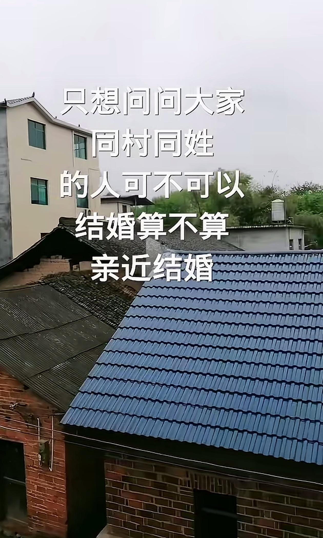 我姐夫的外甥，在90年代他与同村同姓同一 祠堂，还是同一字辈的堂妹谈恋爱，他们之