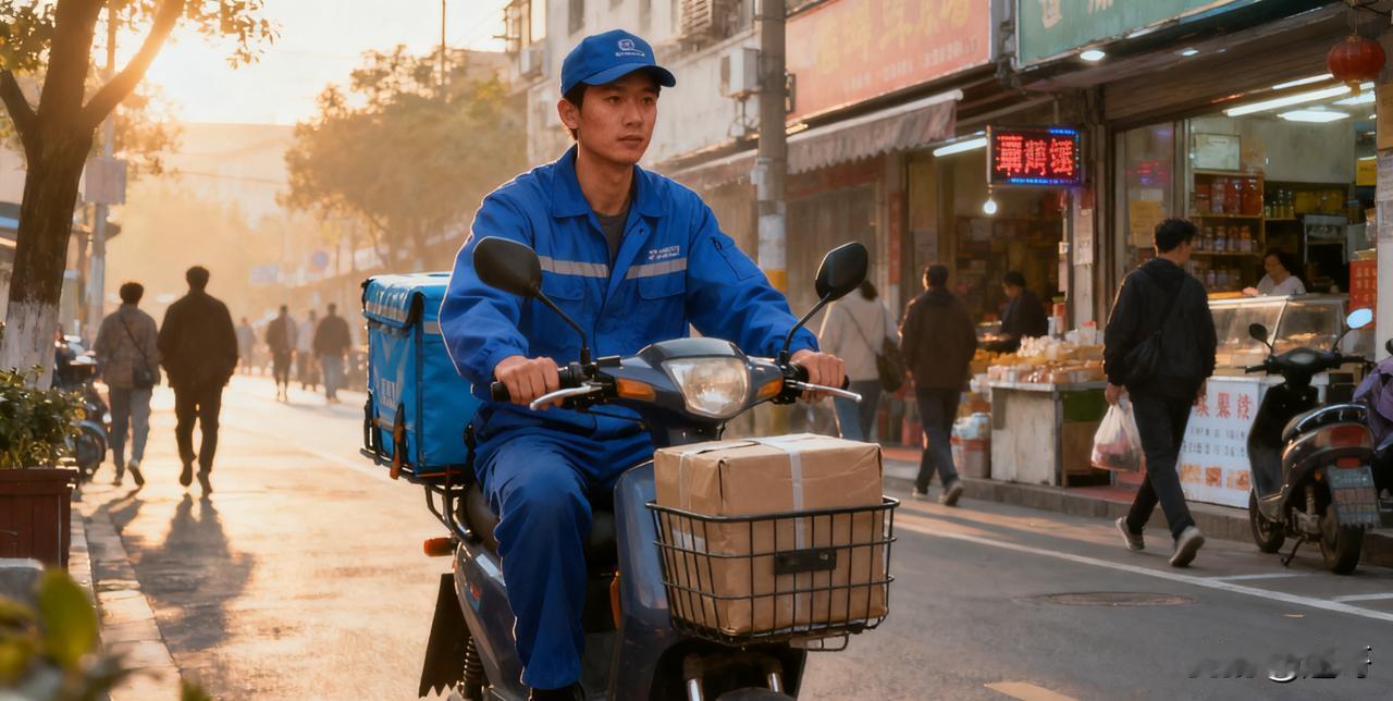 前几天
 
因为快递滞留，
热心的快递小哥，
专门为我跑了趟远路。
 
包裹，