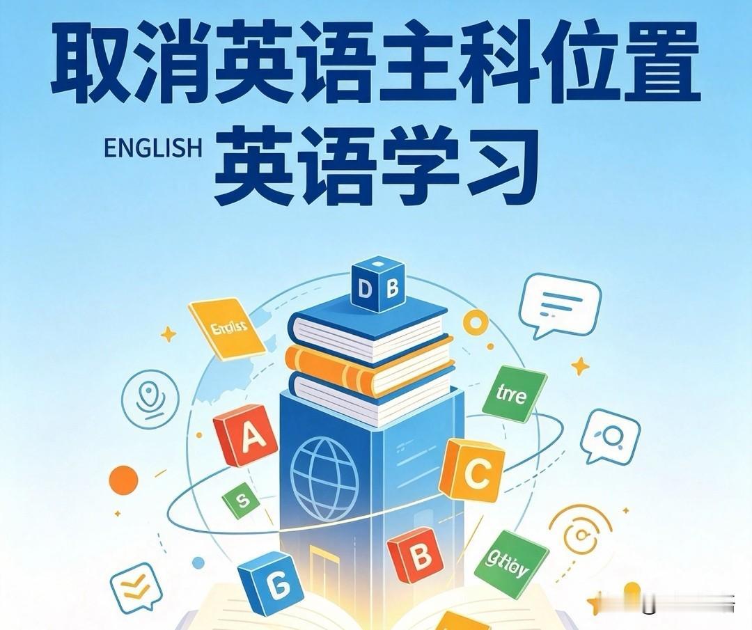 英语已经到了退出主科位置的时候了。以前改革开放时，中国科技落后，为了和西方接轨把