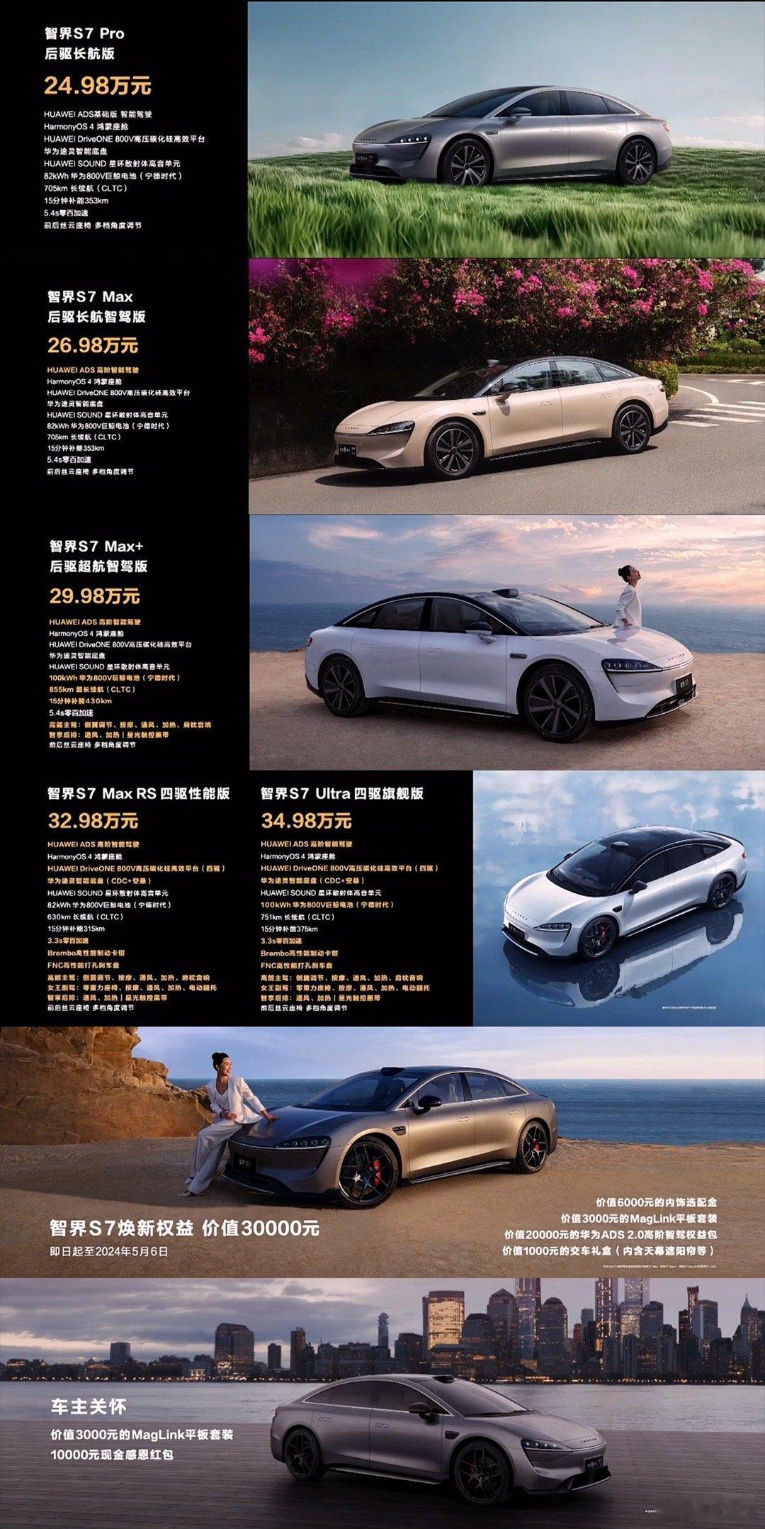 #智界S7##华为发布会# 24.98万元起[并不简单] ​​​