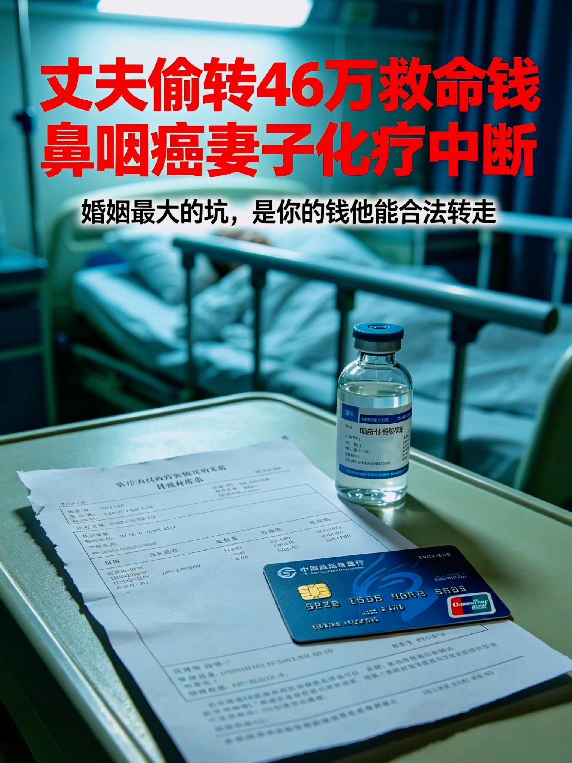 婚姻最大陷阱：

你的救命钱，

配偶能合法转走，

你连冻结都难。
 
真的要