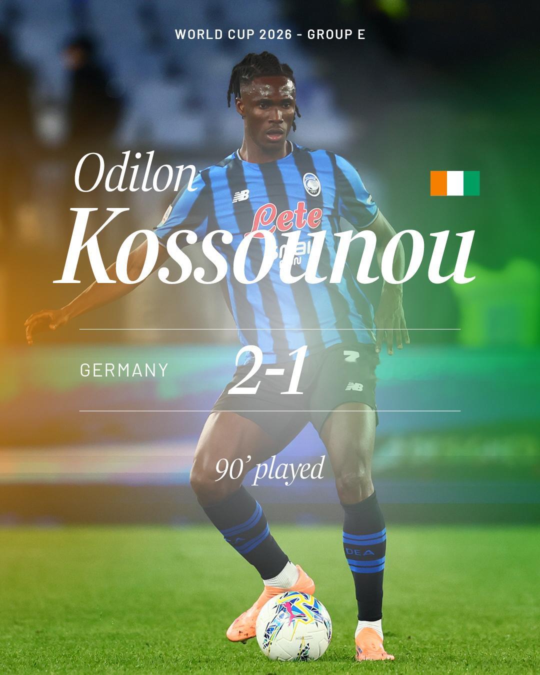 🏆世界杯小组赛激战正酣🇨🇮 奥迪隆·科苏努的科特迪瓦在与德国的较量中遗憾落