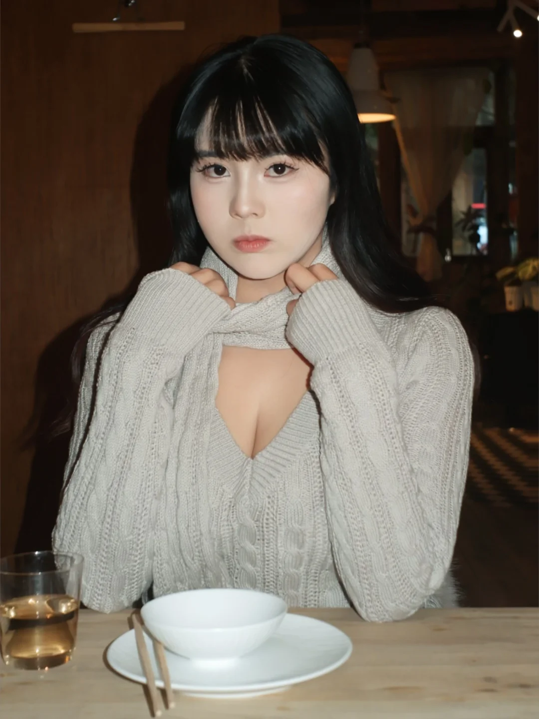毛衣配富士📷