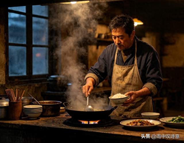 沈腾饰演的老苏，灶台掌勺，用一餐饭守住人性微光