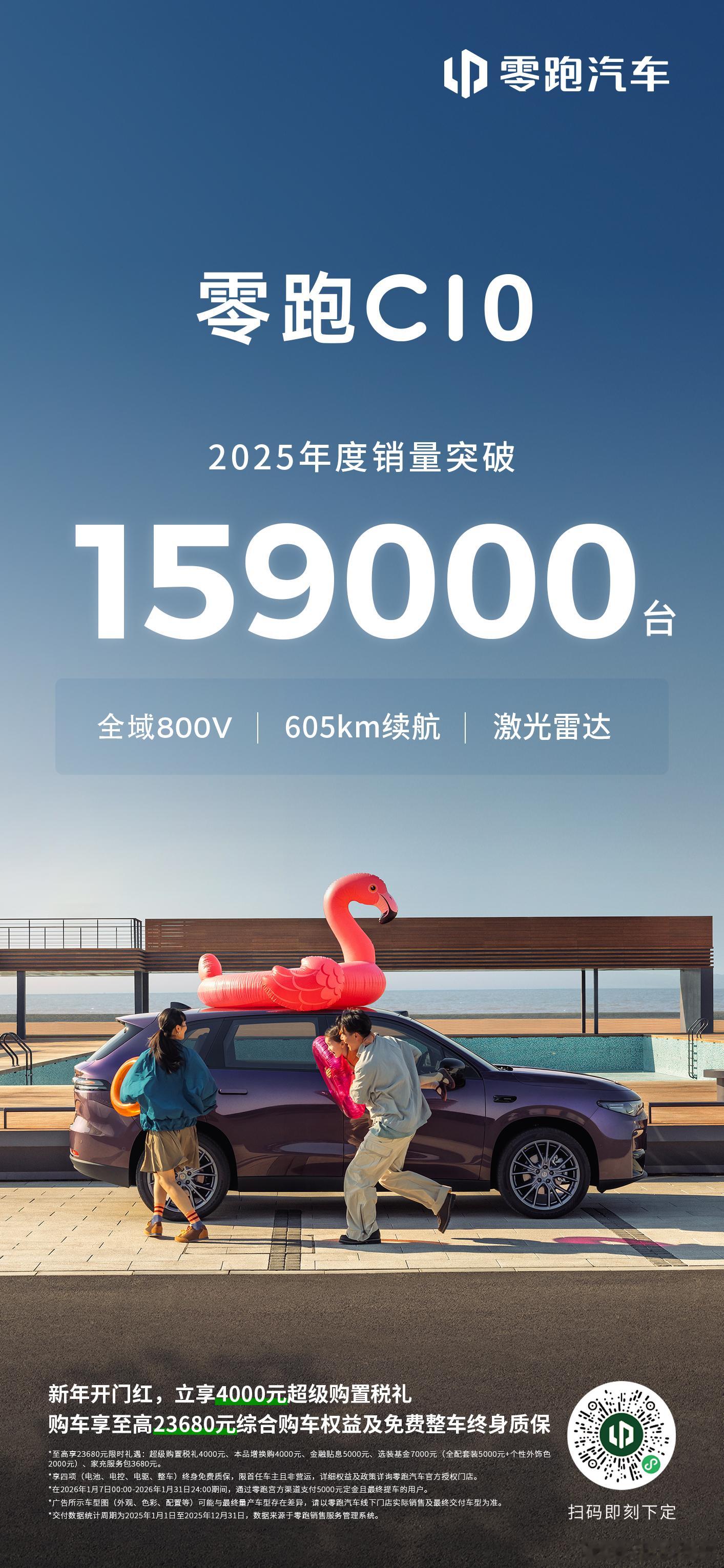零跑C系2025热销捷报零跑C系2025年度热销战绩揭晓！零跑C10 销量突破1