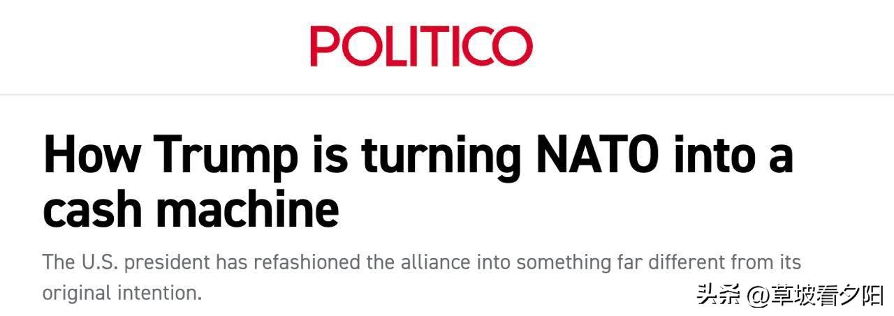 Politico报道，特朗普成功迫使北约盟国大幅增加军费并大量购买美国武器。过去