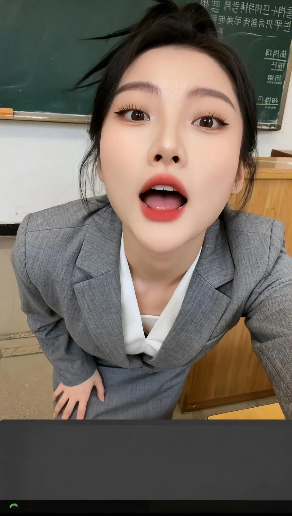 教室自拍