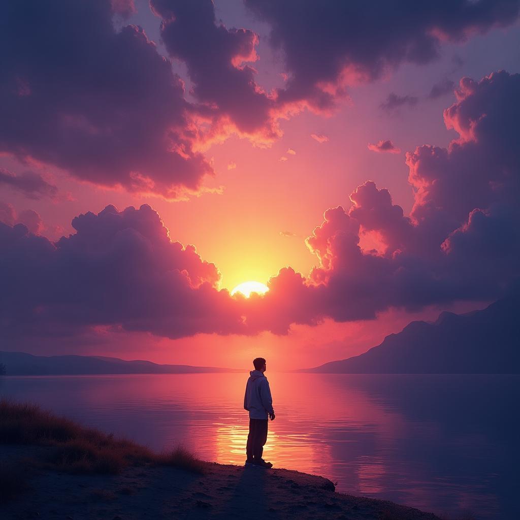 上联:秋雨无心敲落叶。请对下联暮云有意掩斜阳