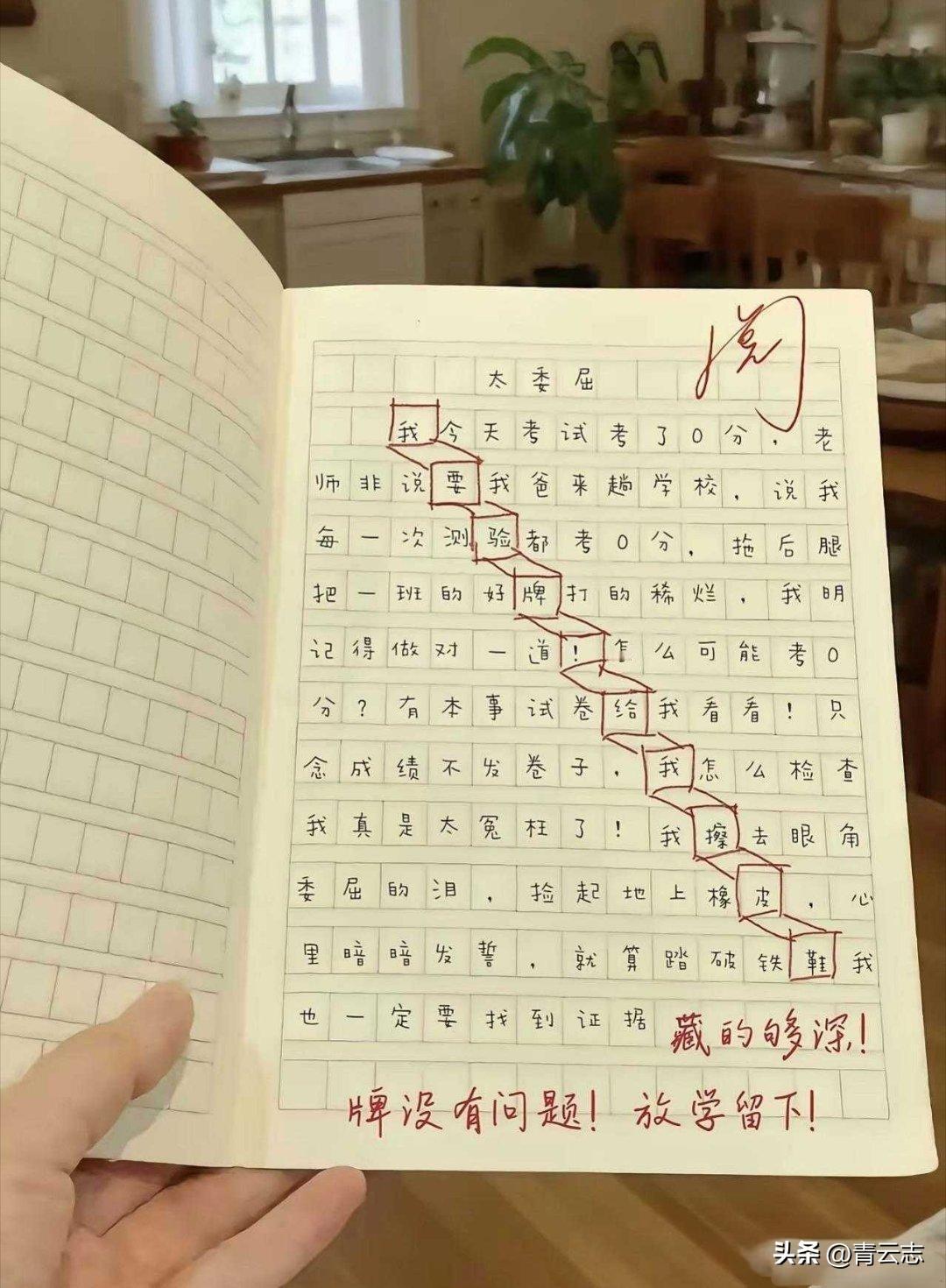 这谁家孩子太有才了，老师才是高手！