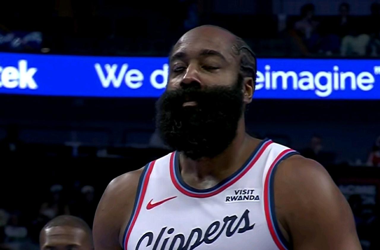 nba史上最老的40+3双诞生了！

36岁的哈登鏖战51分钟，逆天狂飙41分1