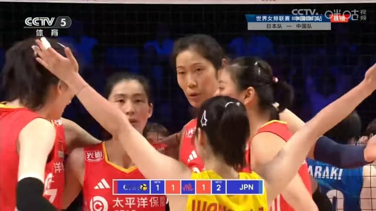 中国女排1：3不敌日本队，李盈莹打满全场，朱婷张常宁王云蕗吴梦洁先后上场仍然输球