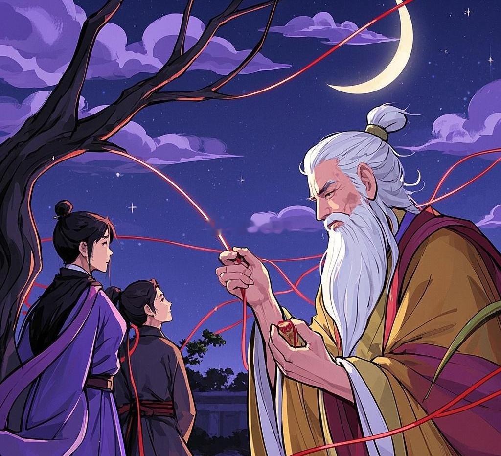 踏下你的足迹，中国爱神月老将助你早日邂逅美满姻缘，婚姻生活幸福美满！ 