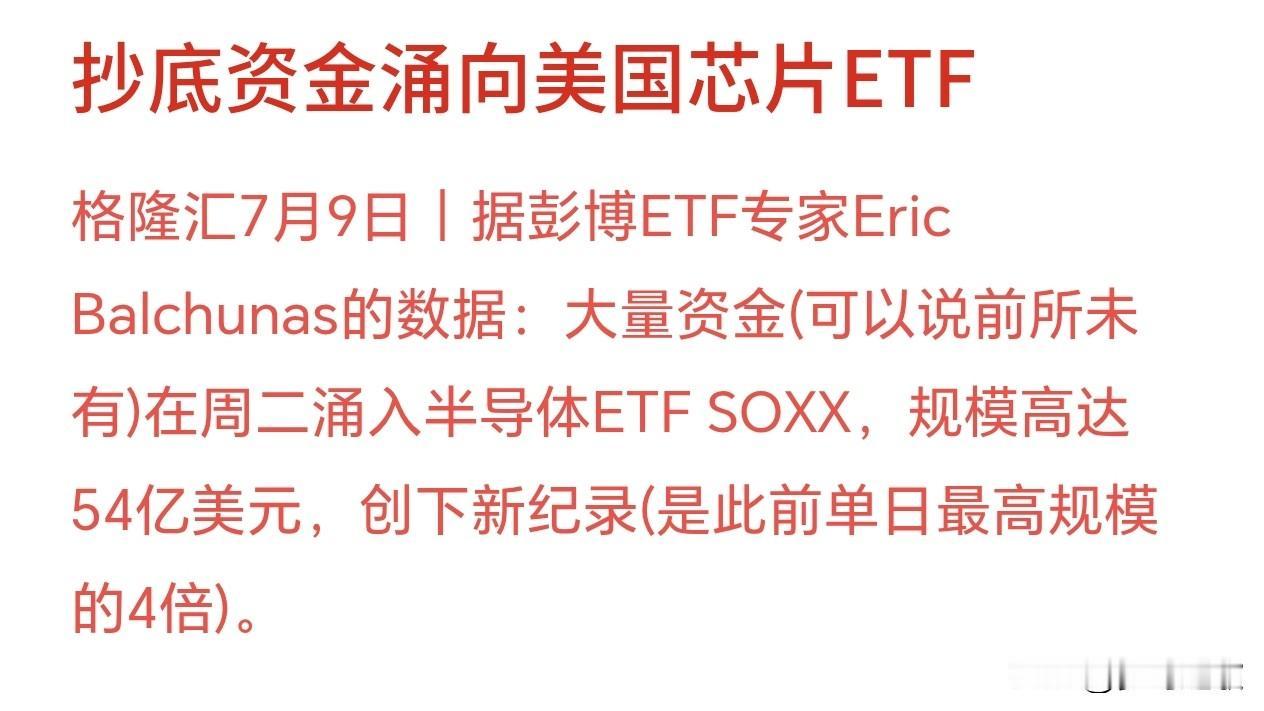 半导体要反转了，大资金ETF已经开始抄底半导体板块了，A股也迎来了机会
SOXX