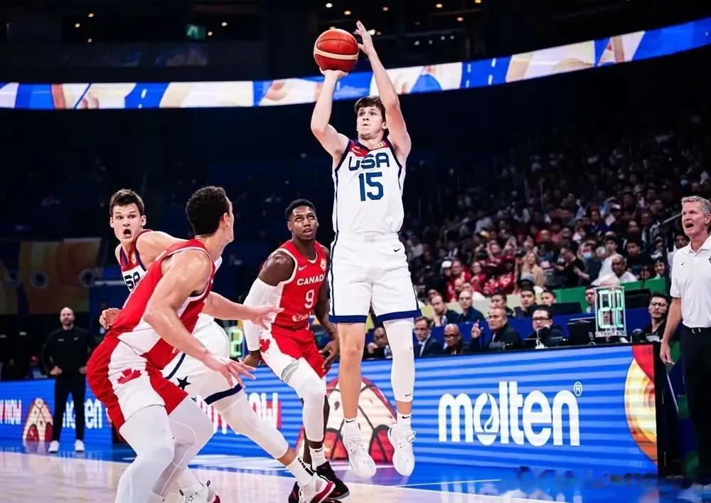FIBA打出190俱乐部数据，美国队虽然输了比赛，但是他们也收获了进攻满级的里夫