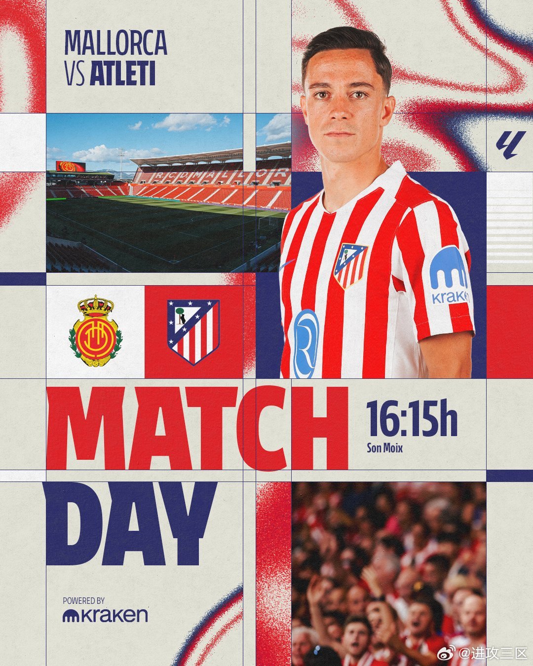 今晚在咪咕解说两场，马略卡vs马竞国米vs萨索洛 ​​​