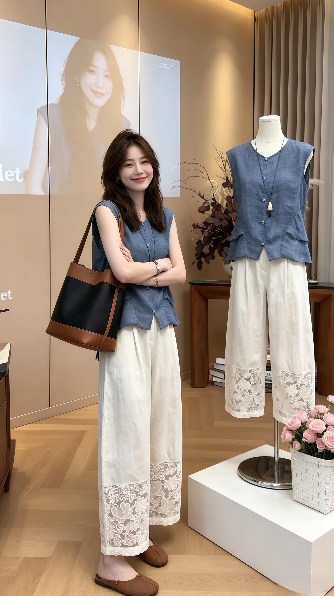 女生不费力的夏季穿搭 穿搭 高级感穿搭 夏日通勤穿搭好清爽 夏季穿搭