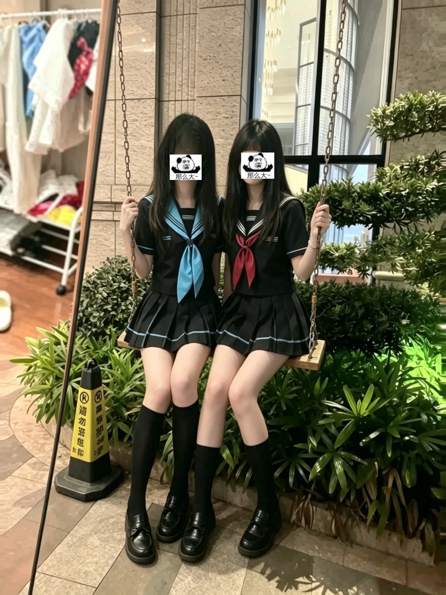 校园多巴胺 jk双子星 姐妹jk穿搭分享 女高中生的清纯校园穿搭 校园出片