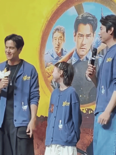 艾伦说哄睡彭于晏很幸福 首映礼的欢乐源泉是艾伦彭于晏给的！两人像讲相声一样，一个