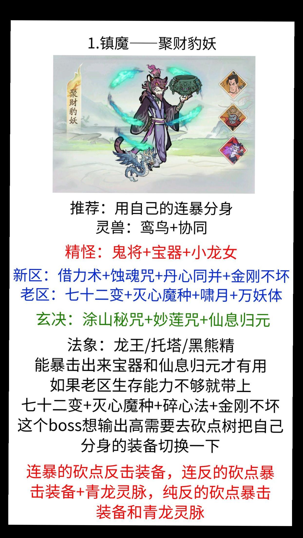 镇魔聚财豹妖。