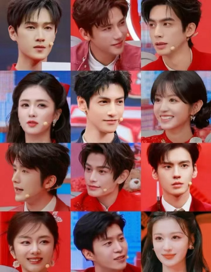 下一站春晚，央视镜头下的艺人们李昀锐 王安宇 宋威龙 白鹿 罗云熙 田曦薇张新成