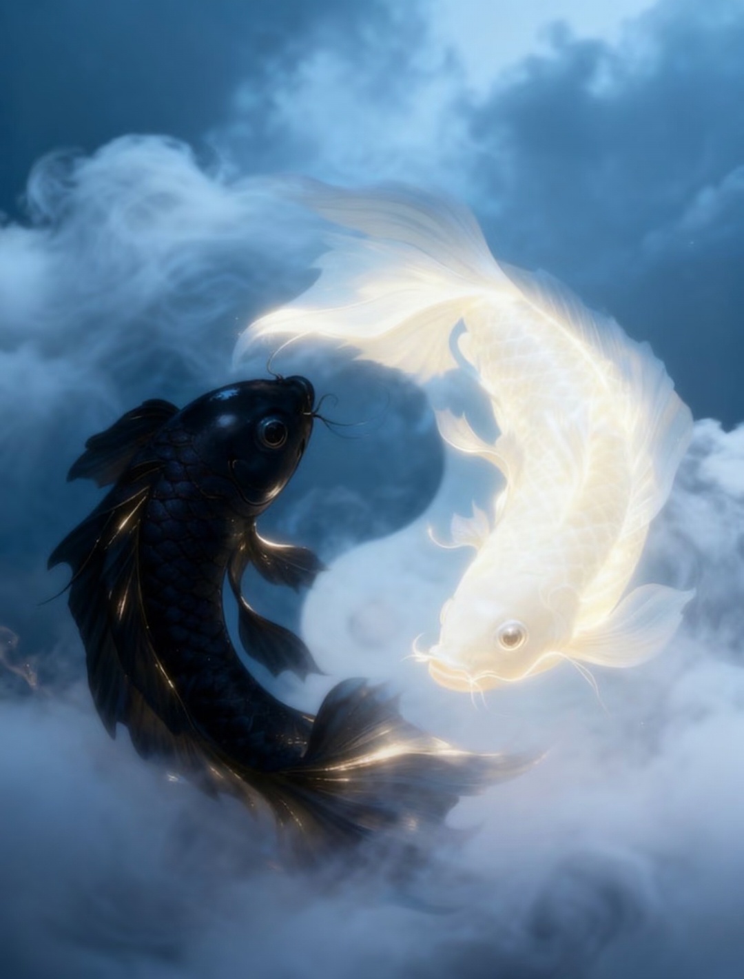 转发阴阳鱼，万事调和，如鱼得水 ​​​