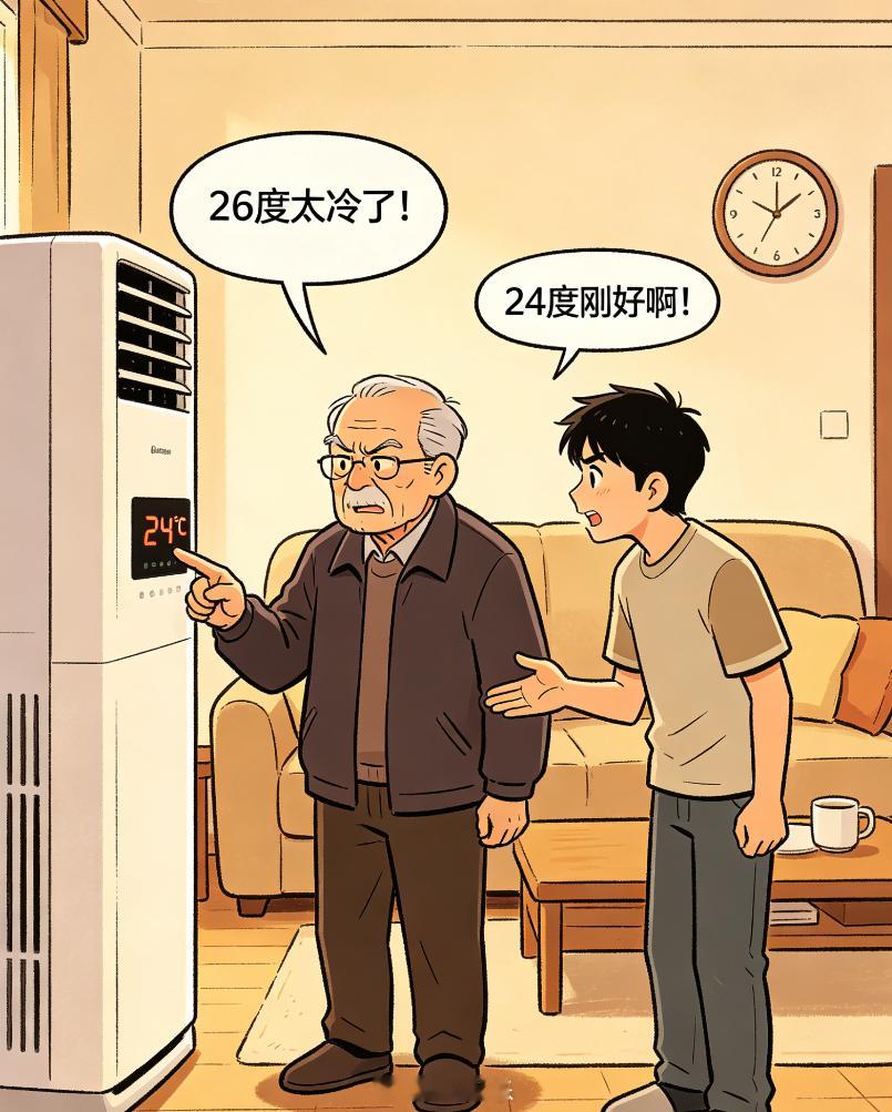 当代人空调观不合现状 我想起来以前有个笑话：公交车上有人要开窗户因为太热，但是另