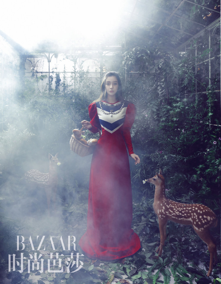 angelababy ab牌时光机 2016年《时尚芭莎》九月封面