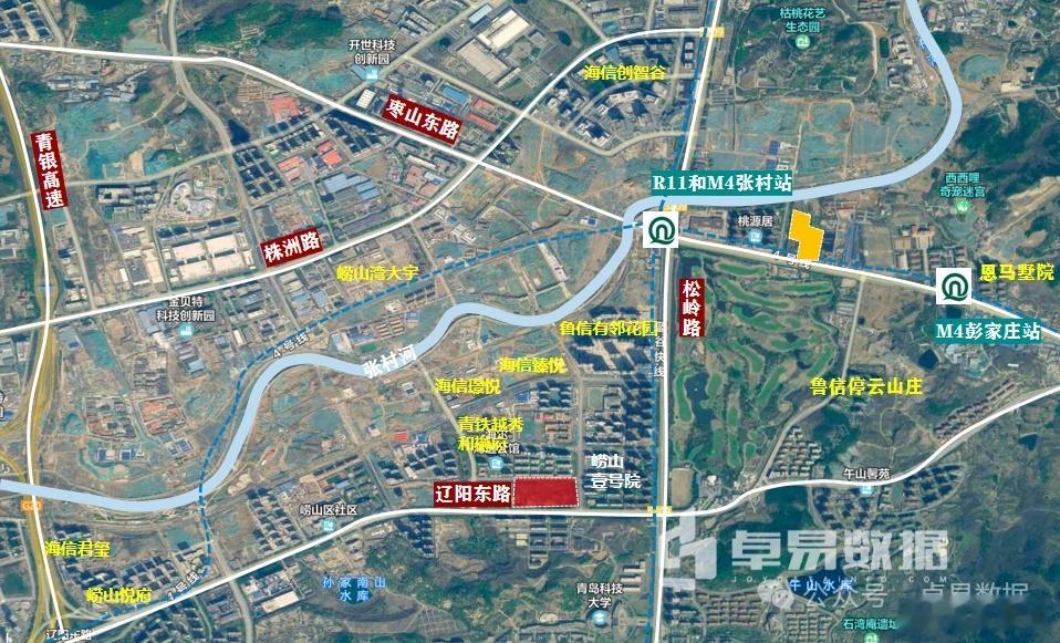 崂山区张村河南岸新地块，容积率创了新低，地价却创了新高。看来崂山区为了维持地价，
