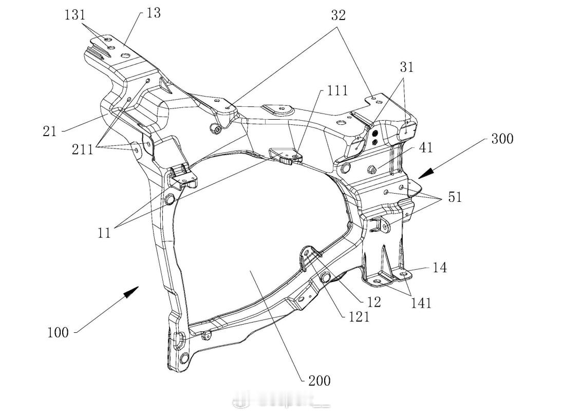 #BIW#  #蔚来et9# ET9的大灯支架将电子电器模块、外覆盖件模块、前机