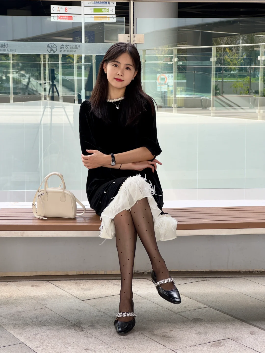 初秋 黑色气质穿搭 🖤| 97年大专老师OOTD