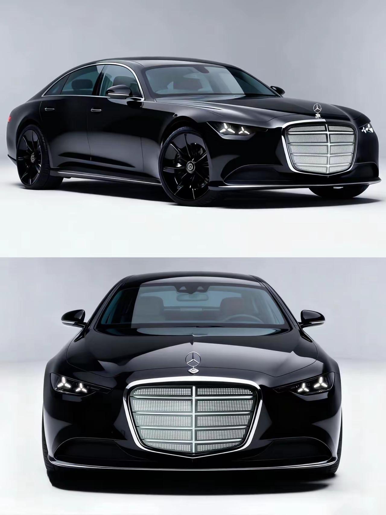 新一代奔驰S级？
把复古中网和灯光玩明白了【来自懂车帝车友圈】