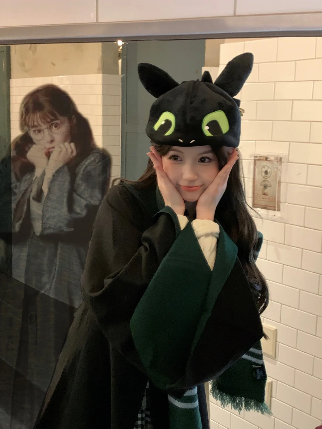 盥洗室里遇到了可爱的桃金娘耶ˁ῁̮ˀ .ᐟ.ᐟ