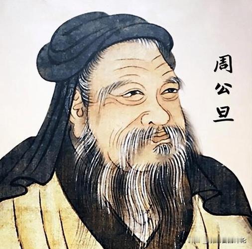 在孔子之前的500年左右的周公旦，他是周文王姬昌的第四子，周武王姬发的弟弟和临终