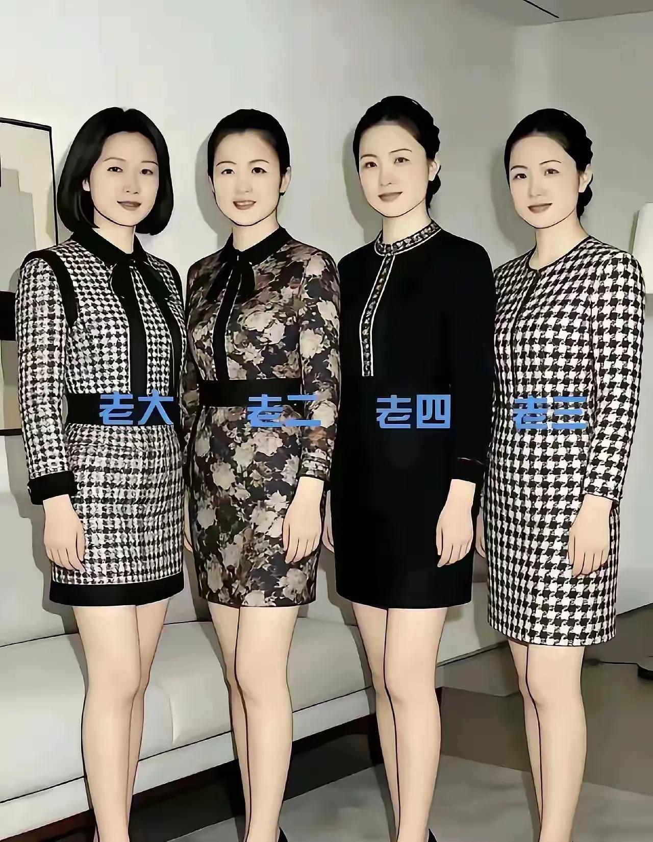 不要总说老四做老婆合适，其它三姐妹也不差不到哪儿去，长眼惊艳给人一种温馨的感觉！