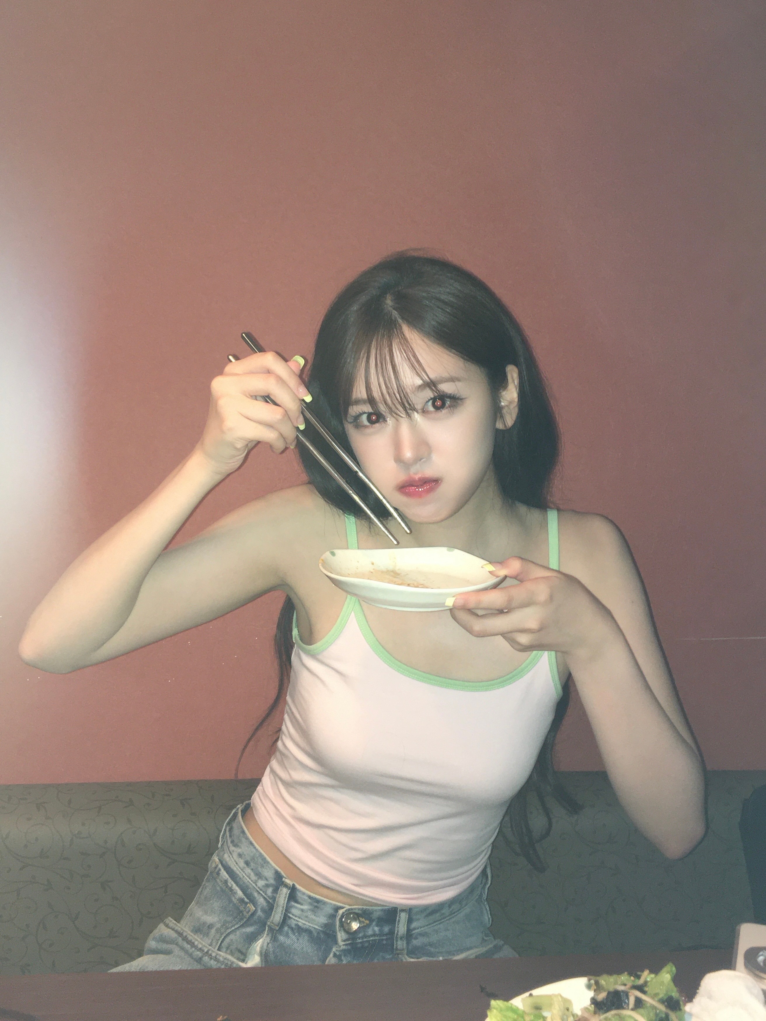 粉色和蕾丝