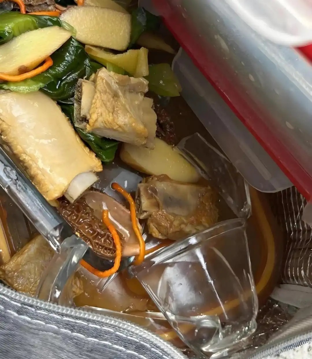 我妈以后做饭不能好好放吗…白瞎了一顿 