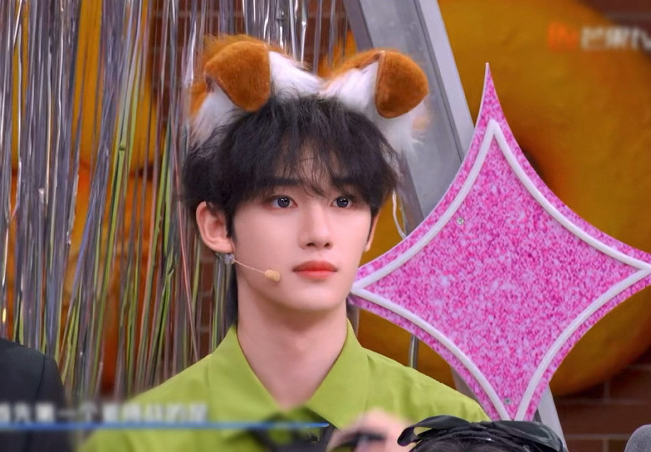 哎呀太可爱了…在角落里也一直在玩自己的耳朵 ૮˵>ㅿ<˵ა 