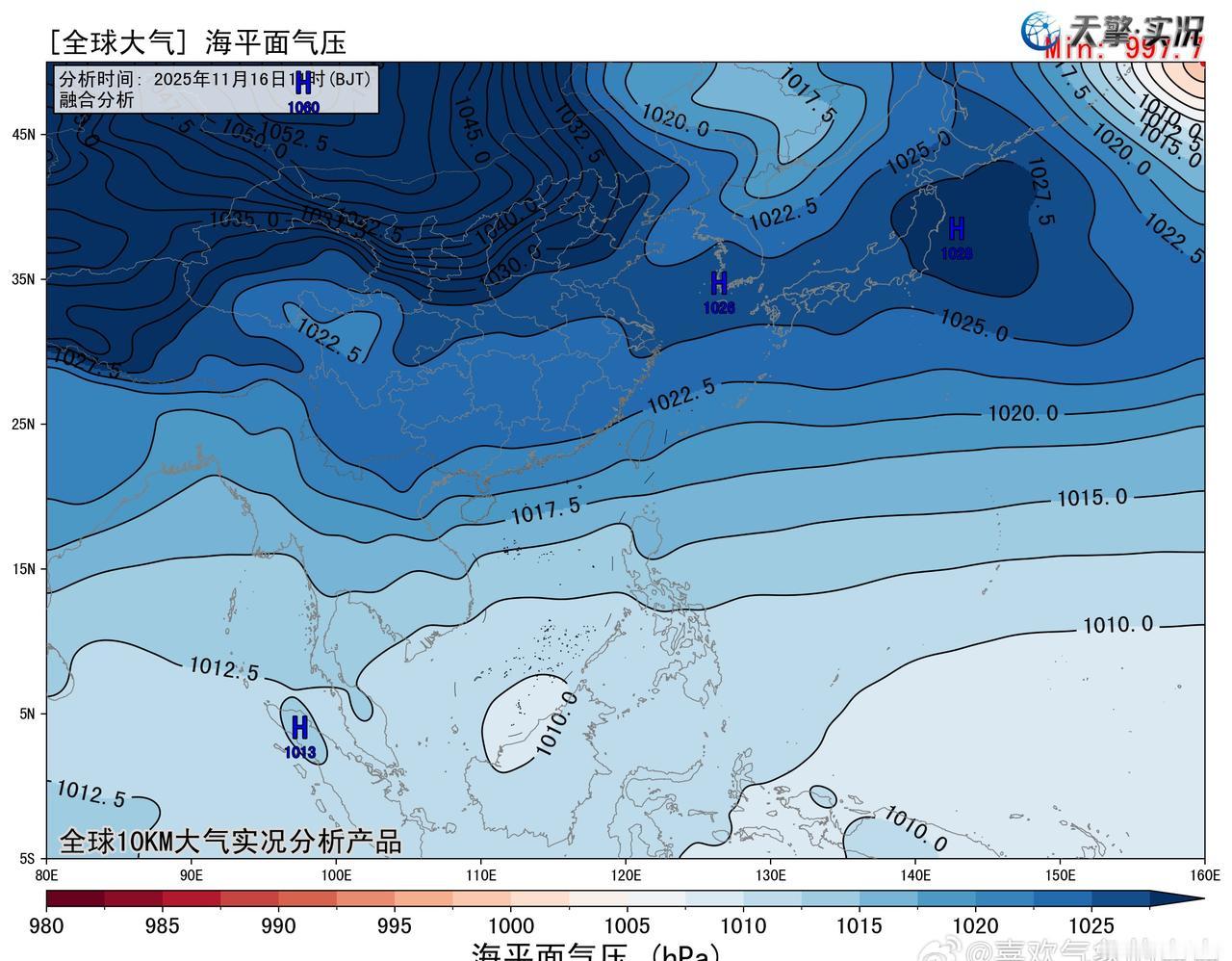 广西天气超话目前强冷空气前锋已抵达华北地区，预计今天下午开始影响长江流域，明天上