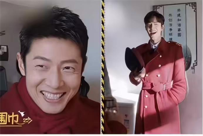 撒贝宁：“为什么同样的制服，穿起来不一样的感觉？”

何炅：“你为什么没有腰带呢