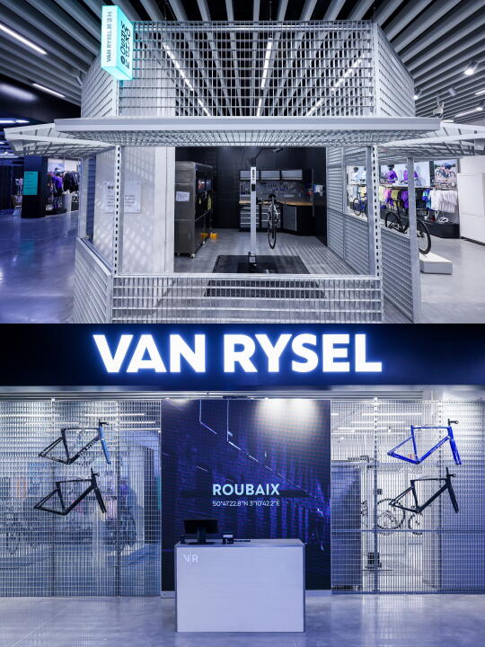 沉浸式骑行空间，解构VAN RYSEL的空间美学