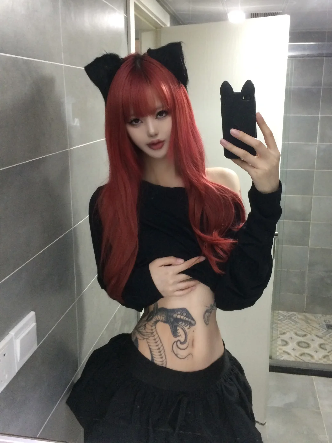 宝宝你是一只小黑猫🐈‍
