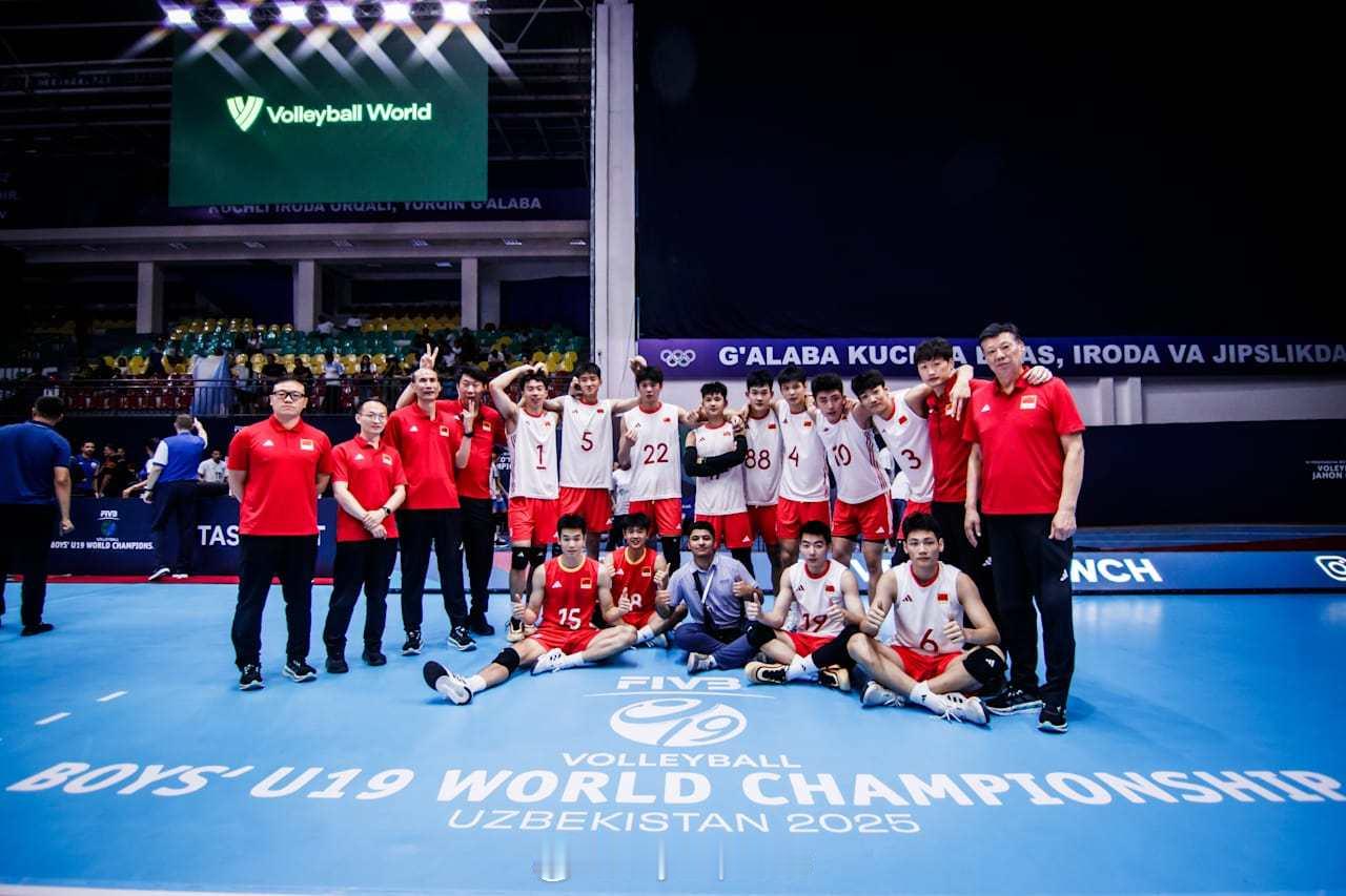 国际排坛动态 U19男排世锦赛中国3-2大逆转阿根廷精彩图 ​​​