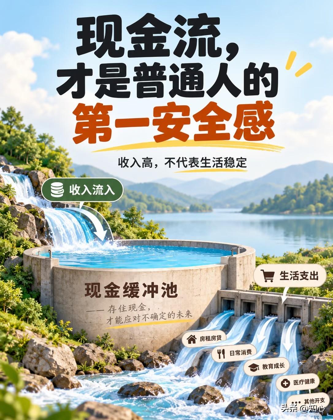 一定要大量存钱，2026到2030这五年年，手握现金才是最大底气：
1、工作不稳