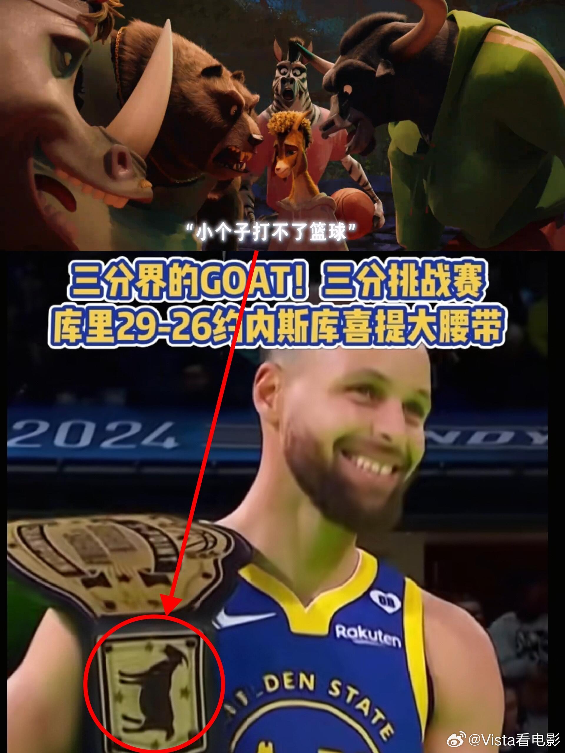 库里科比詹姆斯动物版都齐了《奇迹梦之队》的角色和现实一一对应着，不知道你有没有发